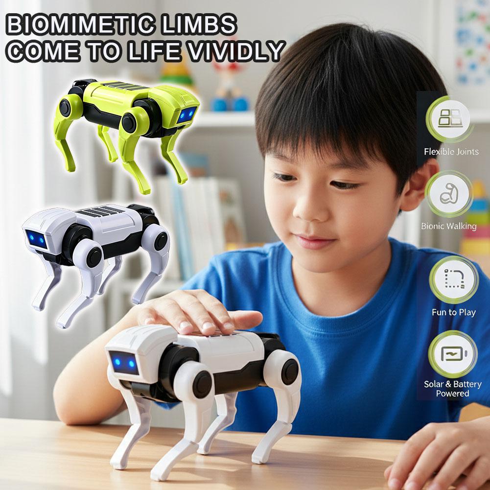 Kids Toys Dog - DIY 組み立て RC ロボット犬のおもちゃリモコン機械ロボットキット科学教育モデル電気セットギフト男の子子供のための