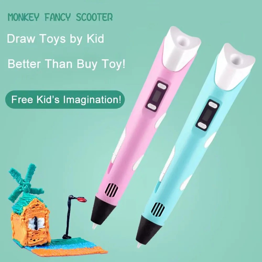 Kids Toys Uk - 新型3Dプリントペン 子供用3Dペン DIY描画ペン PLAフィラメント素材 おもちゃ 子供