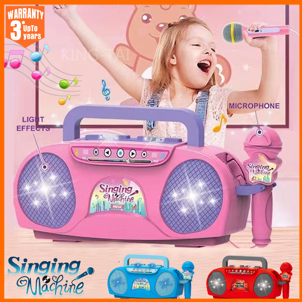 Kids Microphone Karaoke - キッズマイクカラオケマシン楽器のおもちゃライト屋内屋外旅行教育玩具ギフト女の子男の子子供のため