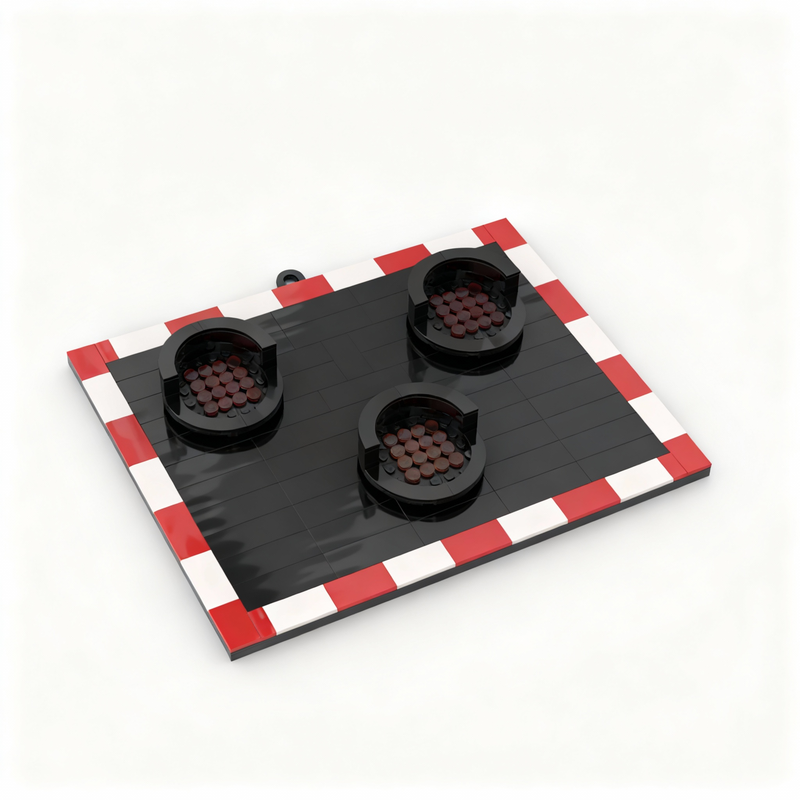 Kids Toys Uk - 240 個 MOC 英国レベルクロッシングライトウォールアートマウントトレインモデルビルディングブロックおもちゃ建設クリスマスギフトレンガ DIY キッズ