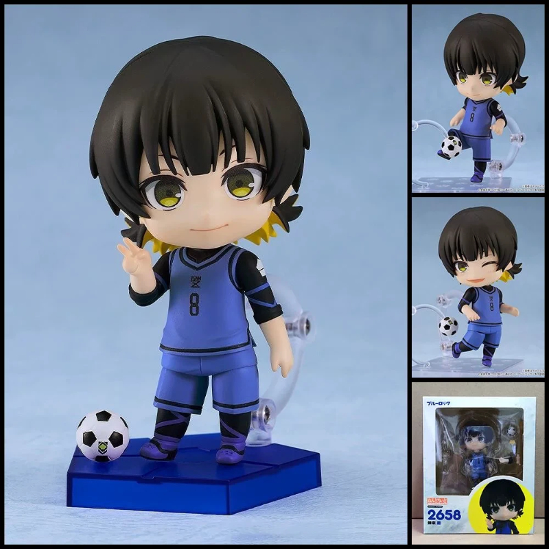 Kids Toys Under $10 - 新しいQバージョン2658 # バチラ・メグル ブルーロック アニメフィギュア 収集価値のある可動モデル人形セット