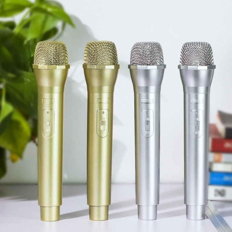 Kids Microphone Karaoke - 1PC 偽プロップマイク小道具人工マイクプロップ子供偽 Micplastic ふりカラオケコスチュームプレイおもちゃ