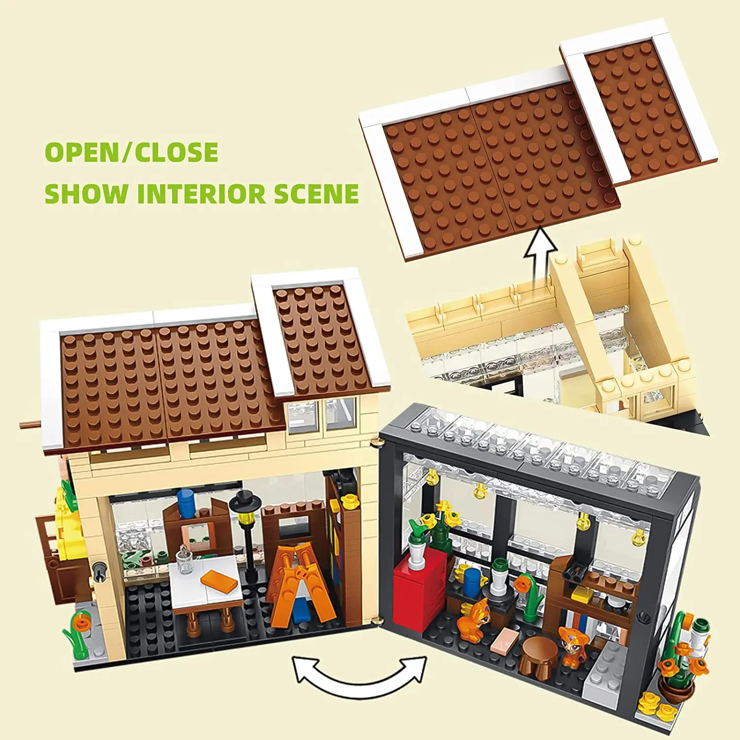 ビルディングブロッククリエイティブフラワーブーケストアハウス - Kids Toys Store のレビューと価格