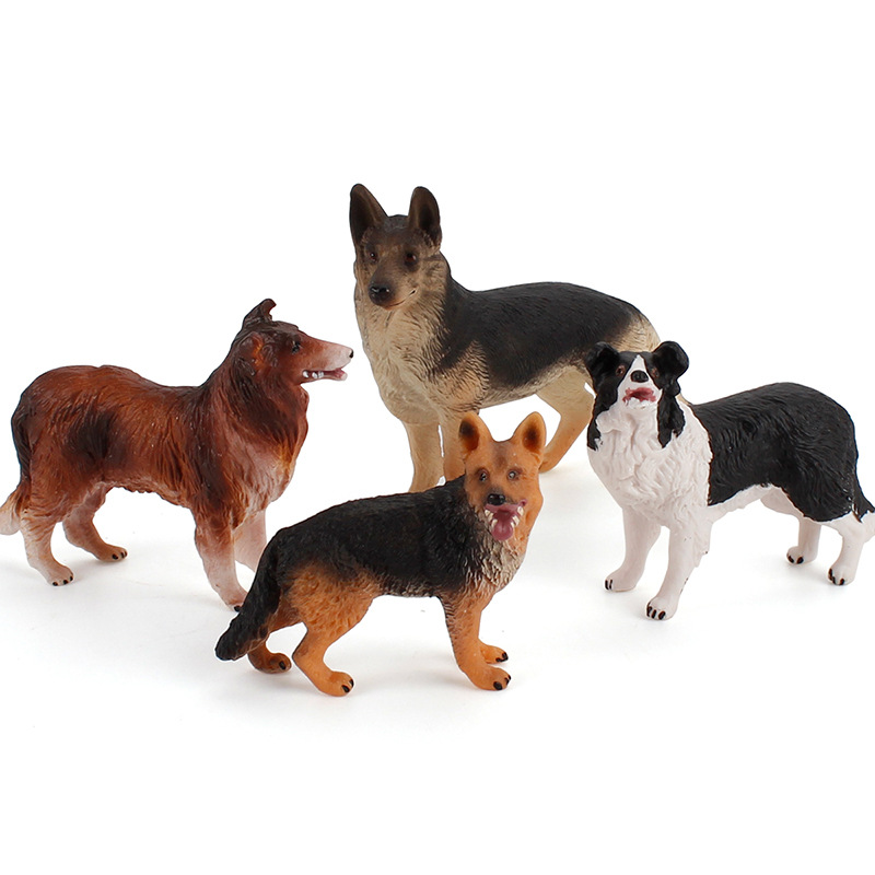 現実的なペット動物モデル子供ジャーマンシェパード犬コリーラフ - Kids Toys Dog のレビューと価格