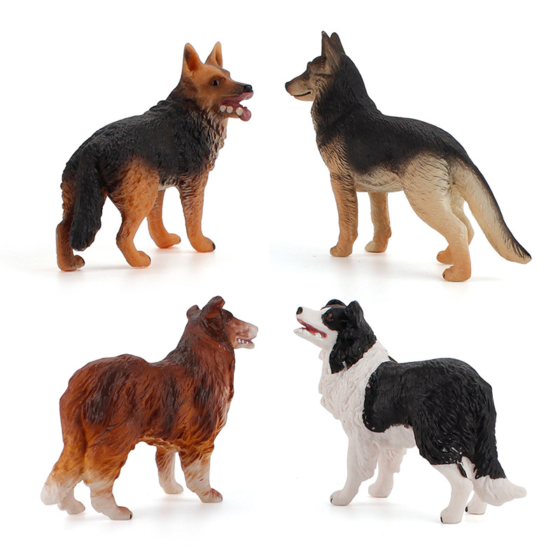 現実的なペット動物モデル子供ジャーマンシェパード犬コリーラフ - Kids Toys Dog のレビューと価格