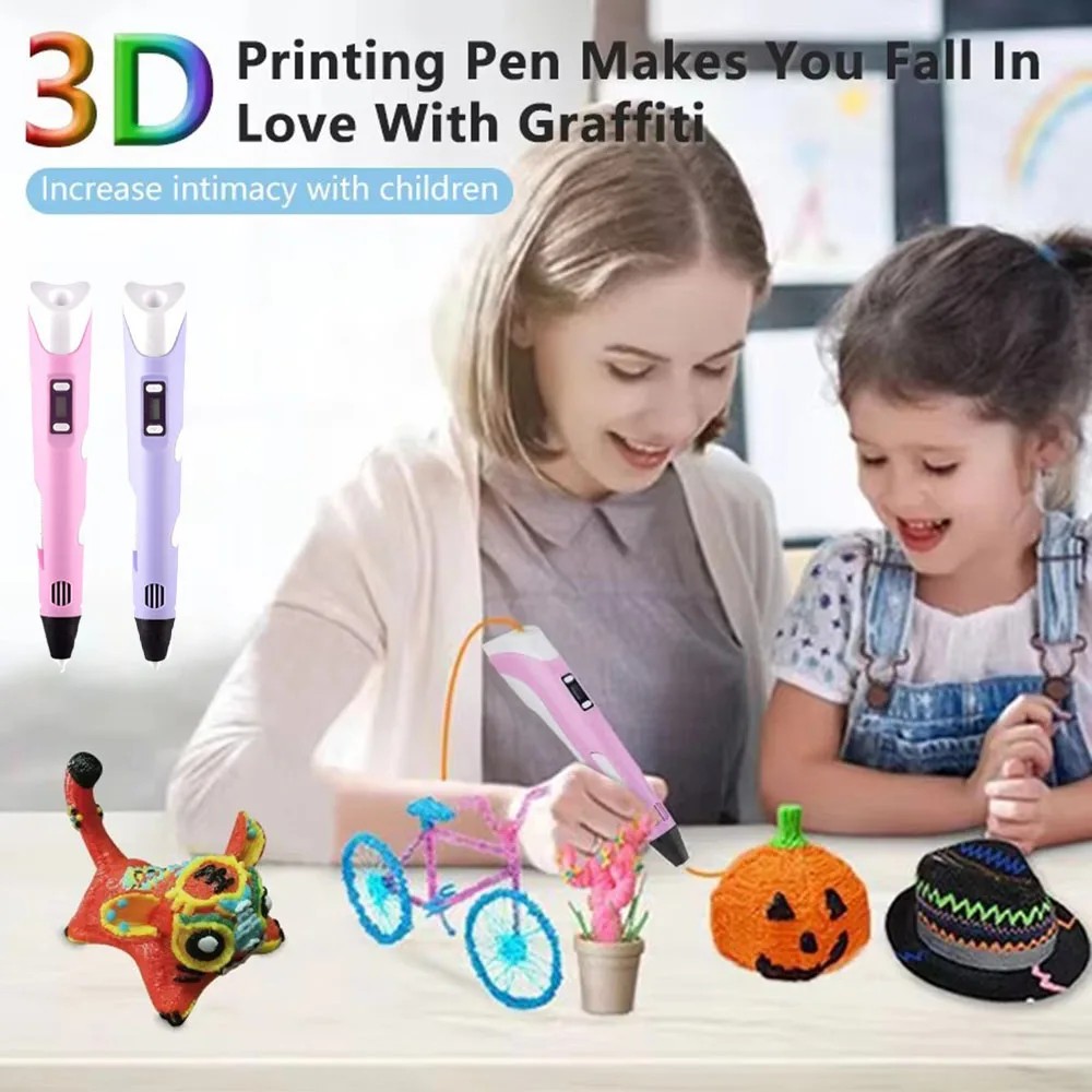 新型3Dプリントペン 子供用3Dペン DIY描画ペン PLA - Kids Toys Uk のレビューと価格