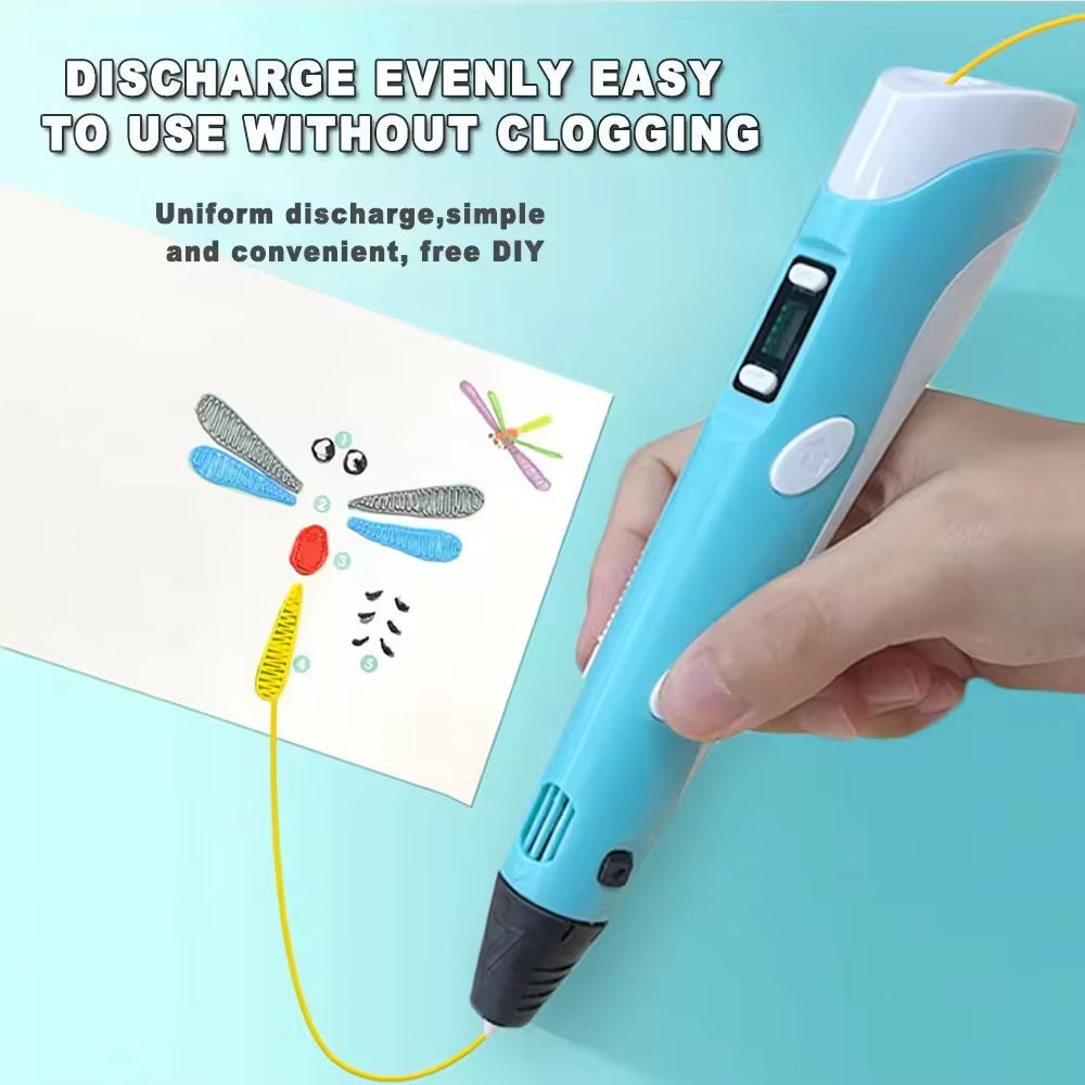 新型3Dプリントペン 子供用3Dペン DIY描画ペン PLA - Kids Toys Uk のレビューと価格