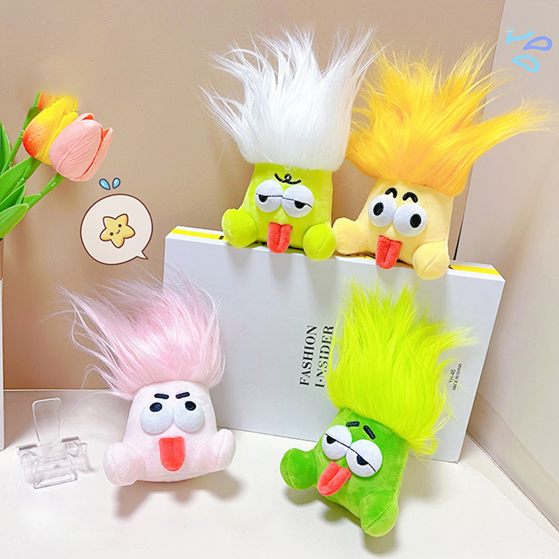 子供のためのキーホルダー,漫画の人形,自分でできる楽しいヘア - Kids Quirky Toys のレビューと価格