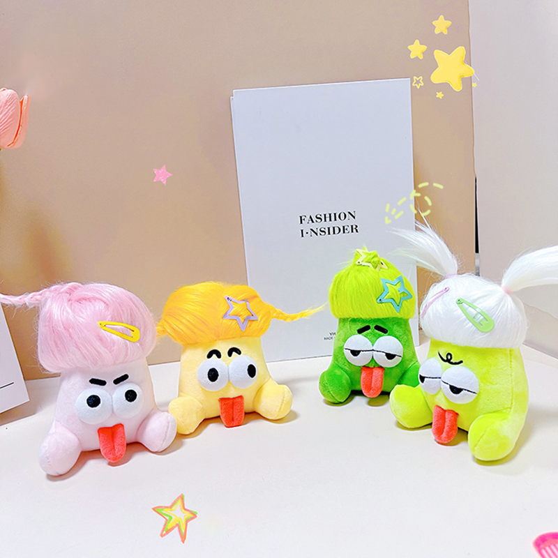 子供のためのキーホルダー,漫画の人形,自分でできる楽しいヘア - Kids Quirky Toys のレビューと価格