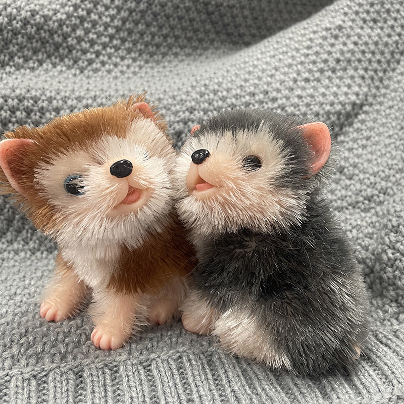 5インチの全身シリコン製のかわいいミニ動物犬人形、リアルな新 - Kids Toys Dog のレビューと価格