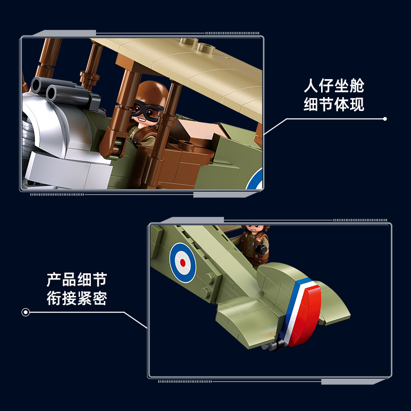 第一次世界大戦イギリスF.1複葉機ソプウィッチ・キャメル戦闘 - Kids Toys Uk のレビューと価格
