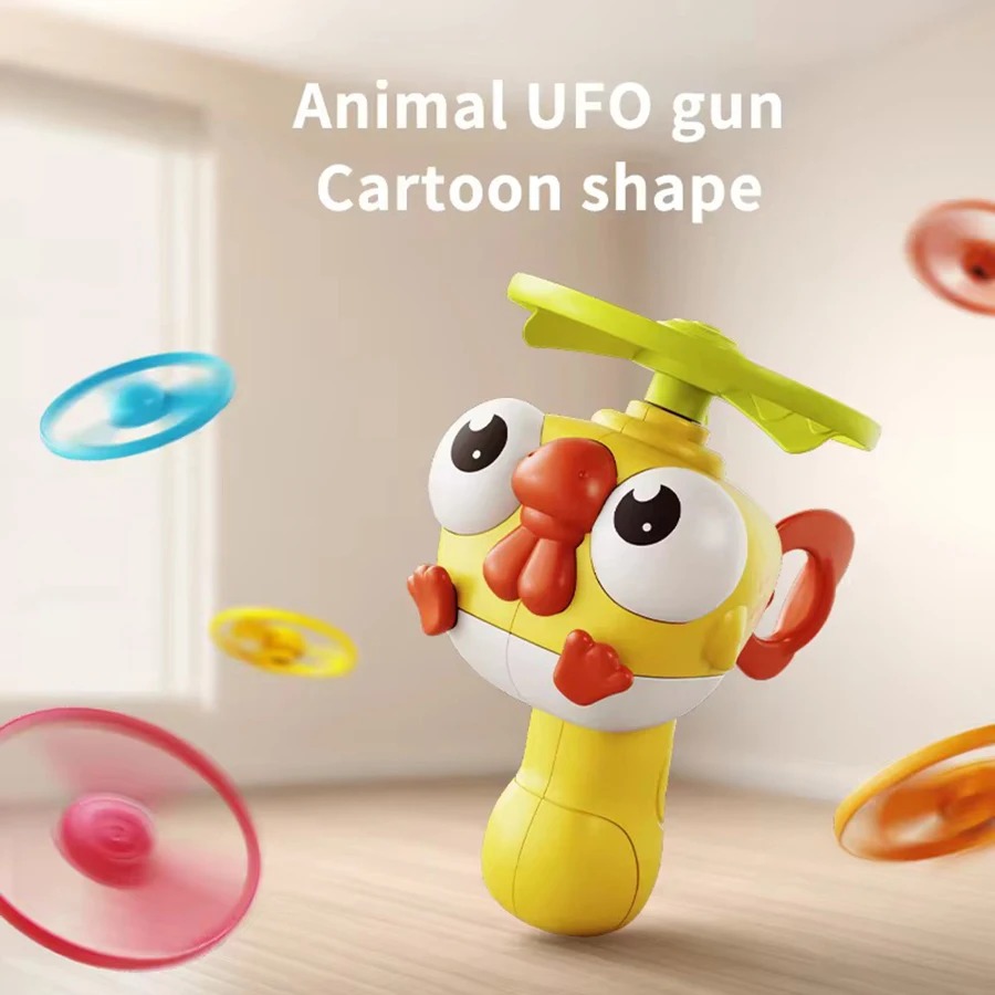 子供用プルコード竹製コプターUFOランチャー、屋外での親子遊 - Kids Toys Under $10 のレビューと価格
