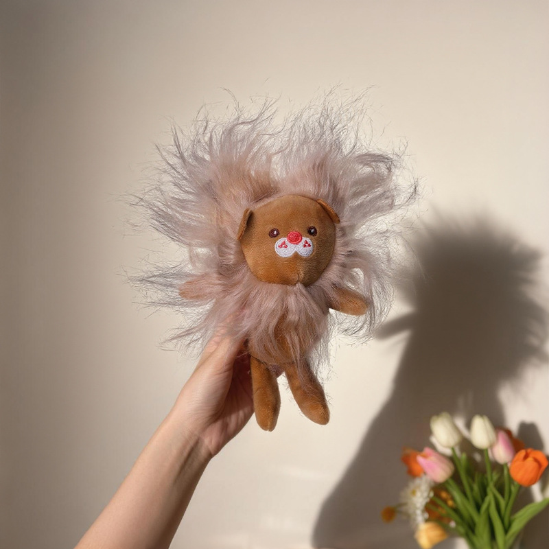 風変わりな小さなライオンのぬいぐるみキーホルダー漫画動物人形 - Kids Quirky Toys のレビューと価格