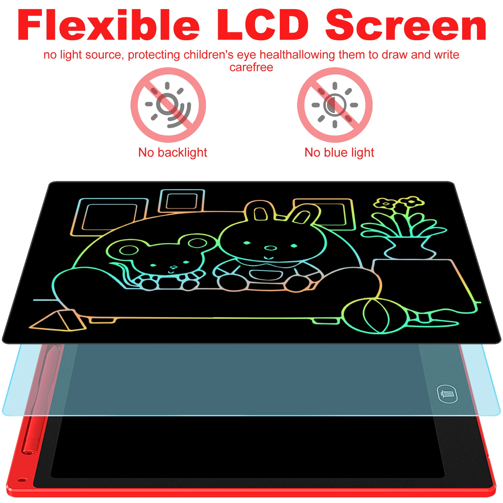 10インチLCD描画タブレット、手書きパッド、電子ライティン - Kids Toys Under $10 のレビューと価格