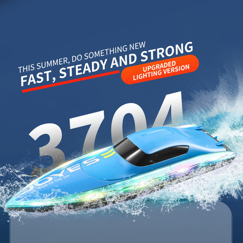 30KM/H 転覆リセット高速 RC ボートスピードボート  - Kids Toys Under $10 のレビューと価格