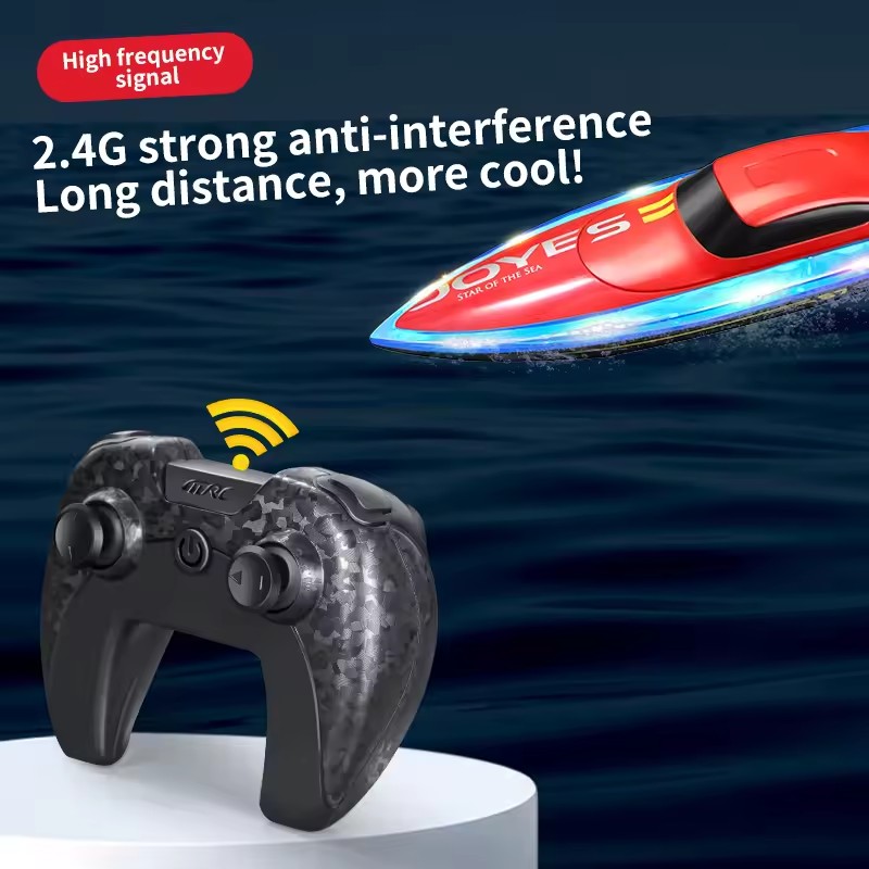 30KM/H 転覆リセット高速 RC ボートスピードボート  - Kids Toys Under $10 のレビューと価格