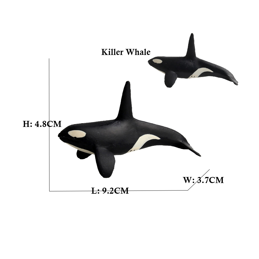 絶滅危惧種の海洋動物の置物キラー サメ シャチ ベルーガ ク - Kids Toys Under $10 のレビューと価格