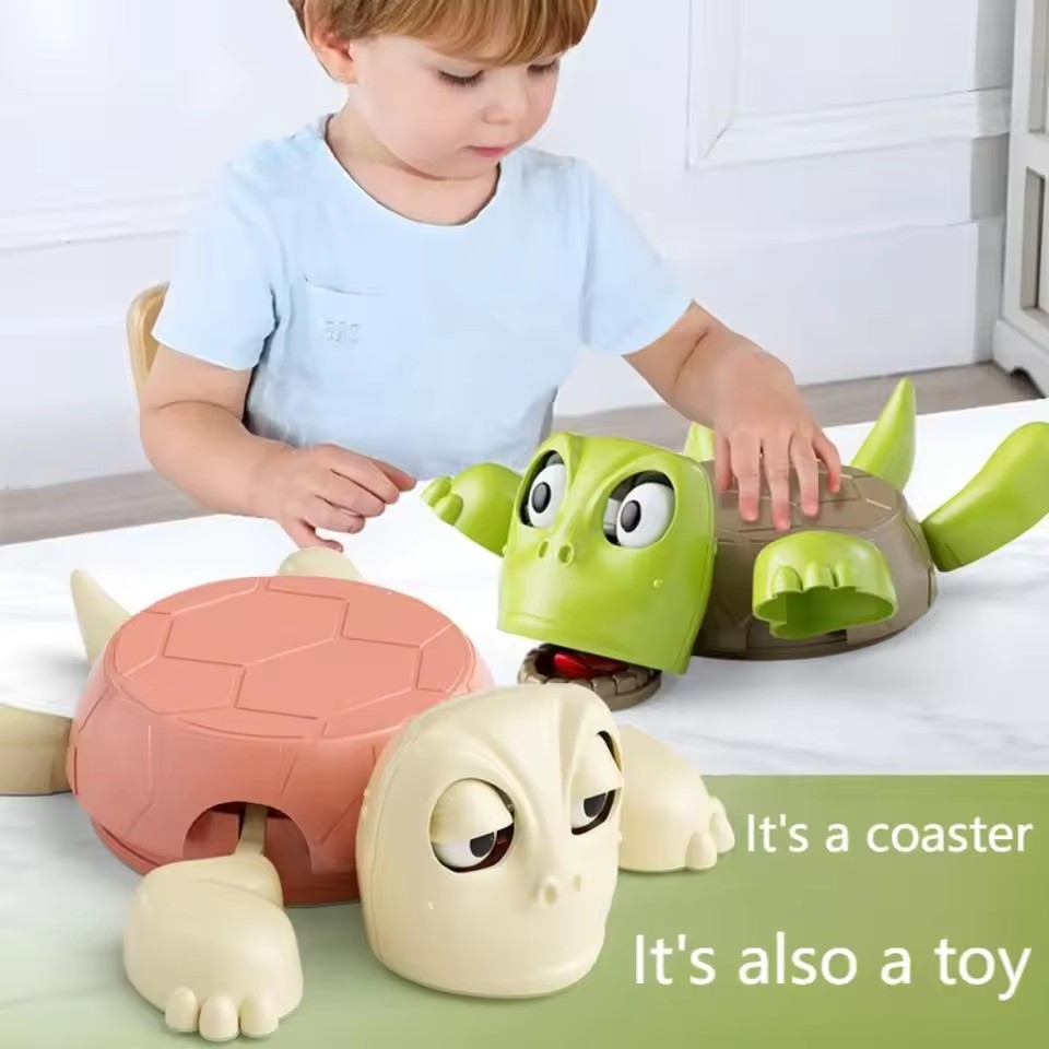 風変わりなカメコースターパニックカメ断熱コースター飾りストレ - Kids Quirky Toys のレビューと価格