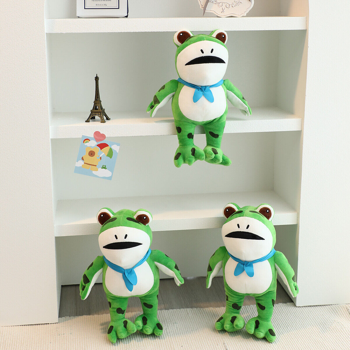 カワイイカエルぬいぐるみ30cm,漫画のぬいぐるみ,お土産, - Kids Quirky Toys のレビューと価格