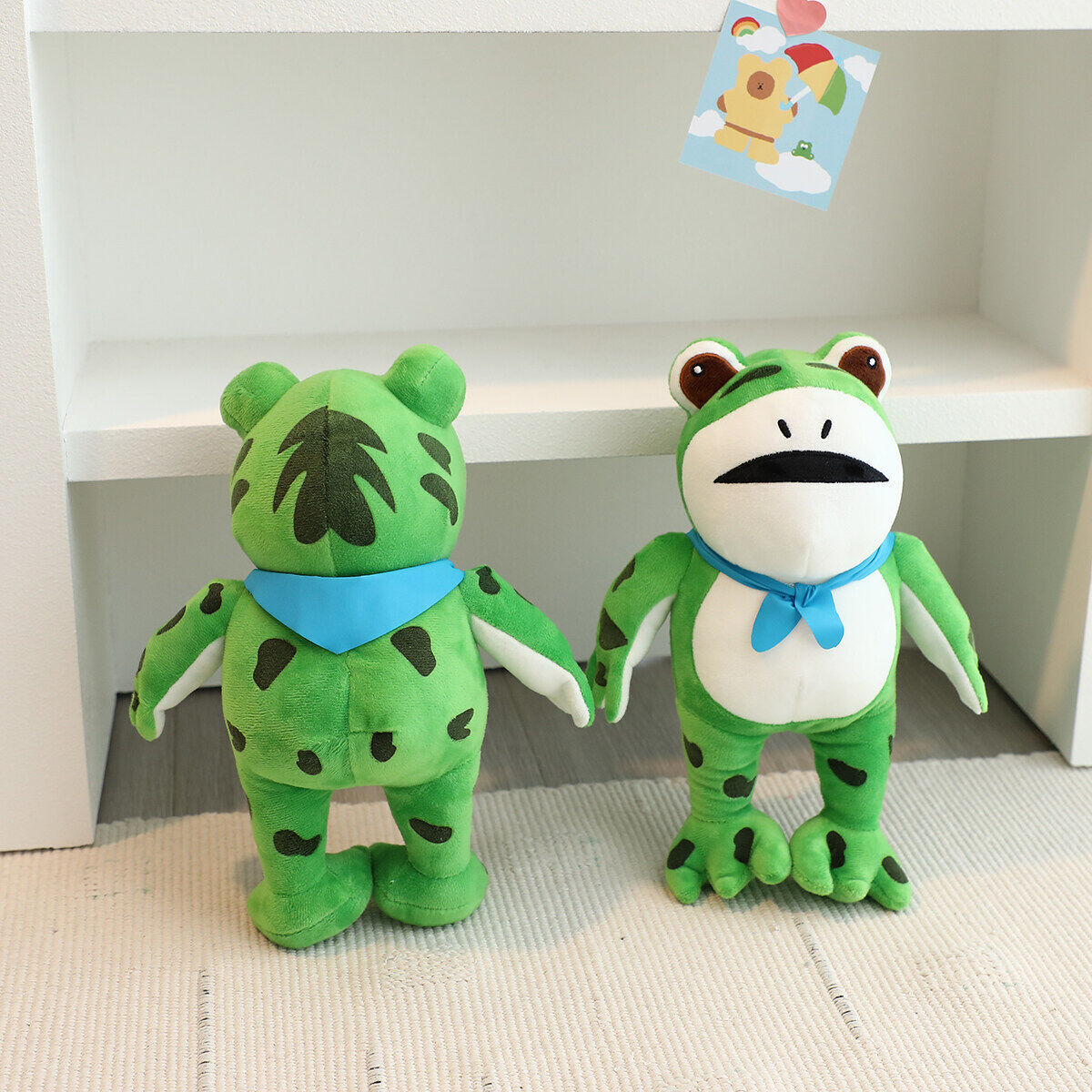 カワイイカエルぬいぐるみ30cm,漫画のぬいぐるみ,お土産, - Kids Quirky Toys のレビューと価格