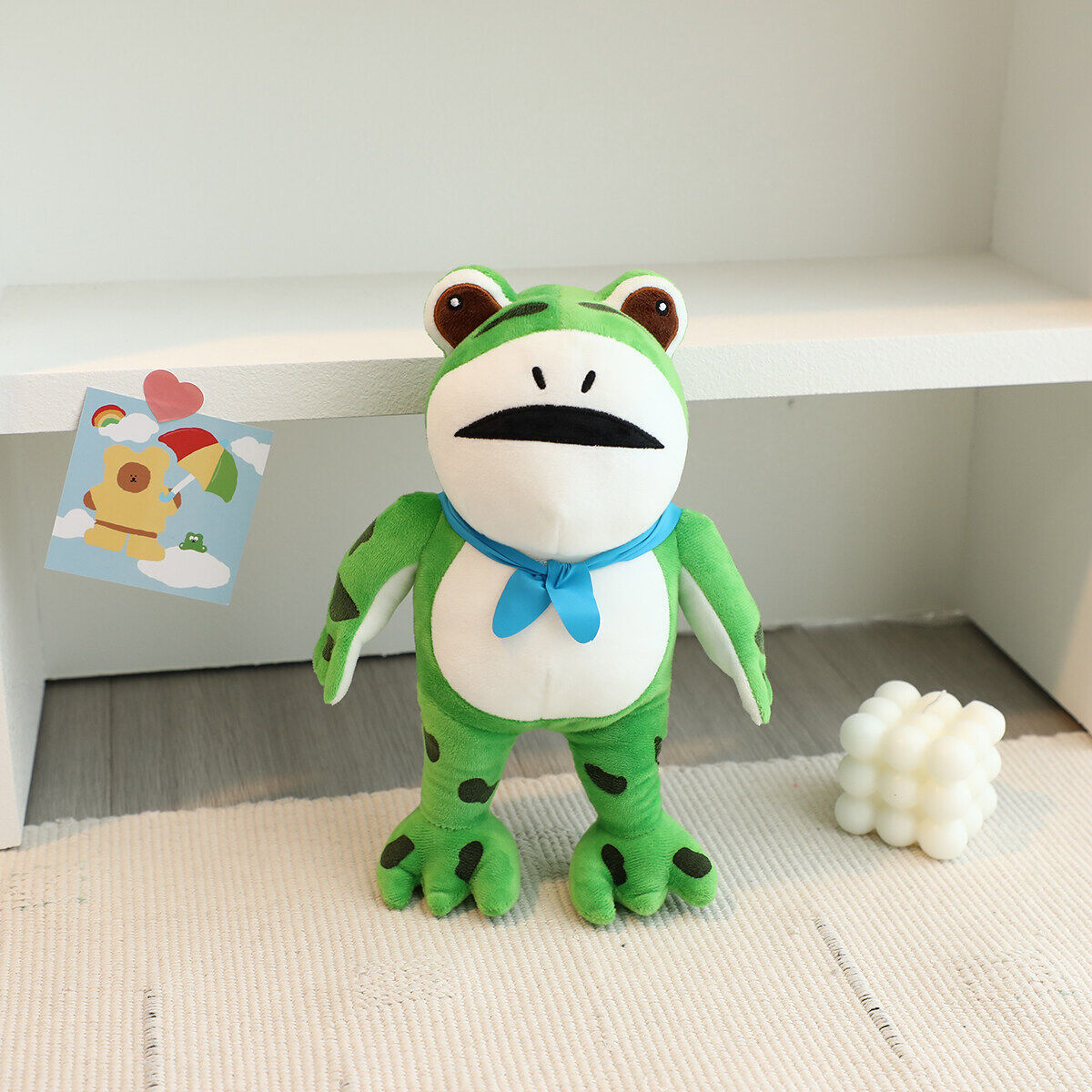 カワイイカエルぬいぐるみ30cm,漫画のぬいぐるみ,お土産, - Kids Quirky Toys のレビューと価格