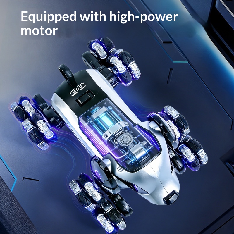 新型RCスタントロボット犬 8輪電動おもちゃ車 ジェスチャー - Kids Toys Dog のレビューと価格