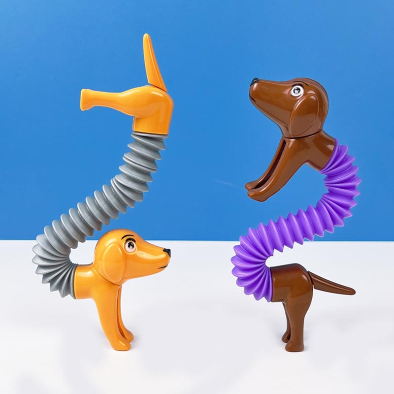 子供と大人のためのスプリングチューブ,感覚玩具,抗ストレス, - Kids Toys Dog のレビューと価格