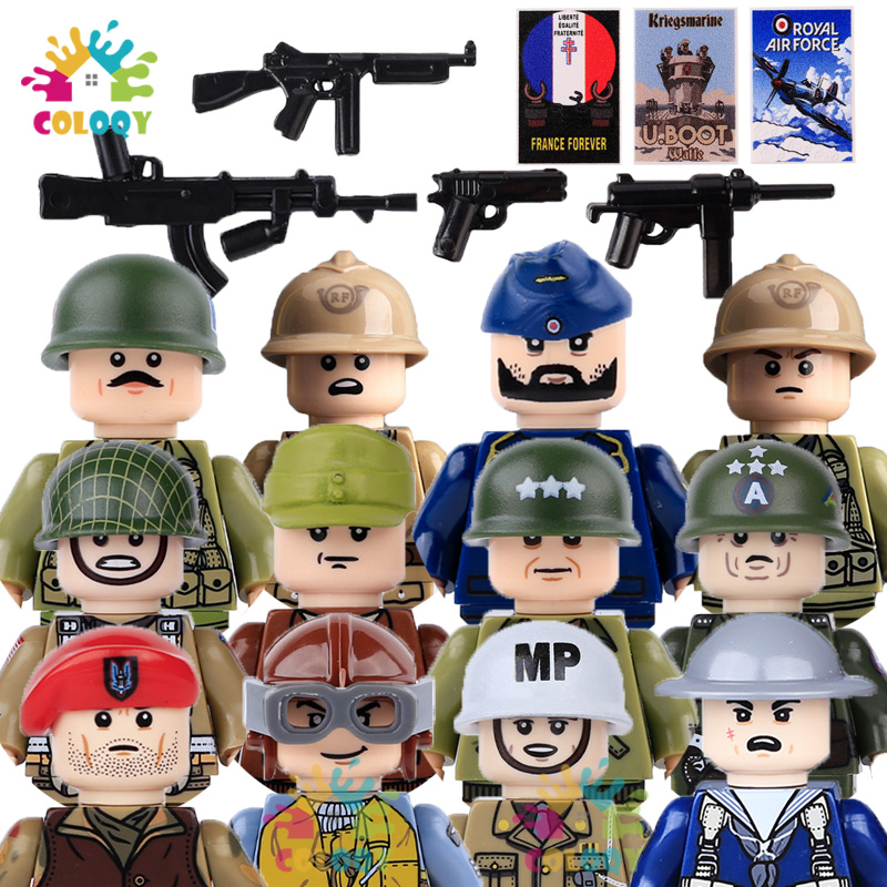 新しい子供向けおもちゃ 第二次世界大戦兵士 組み立てブロック - Kids Toys Uk のレビューと価格