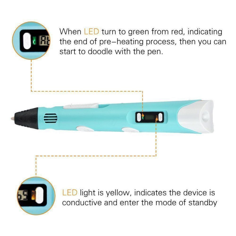 Dikale 3D ペン LED スクリーン DIY 3D  - Kids Toys Uk のレビューと価格