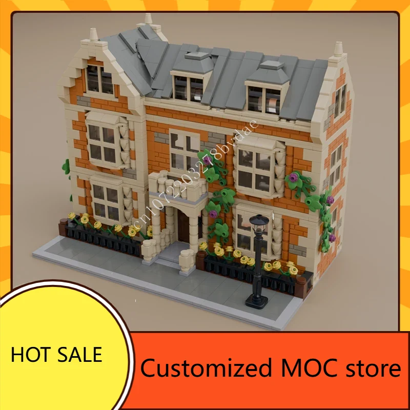 1662ピース イギリス風の家 MOC ストリートビュー パ - Kids Toys Uk のレビューと価格