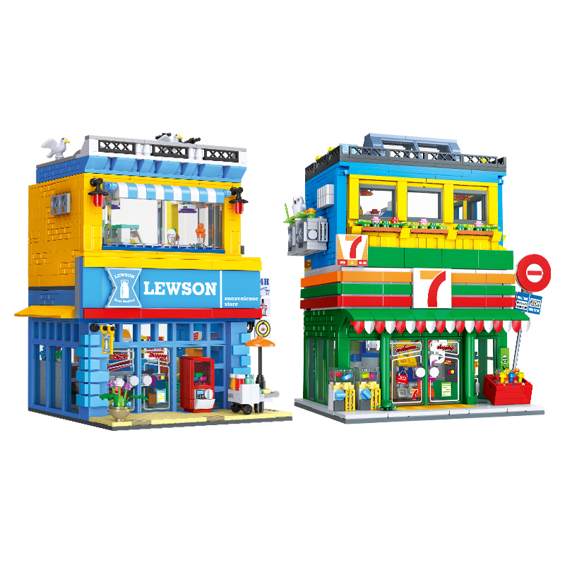 1263+ピース ストリートシーン コンビニエンスストア M - Kids Toys Store のレビューと価格