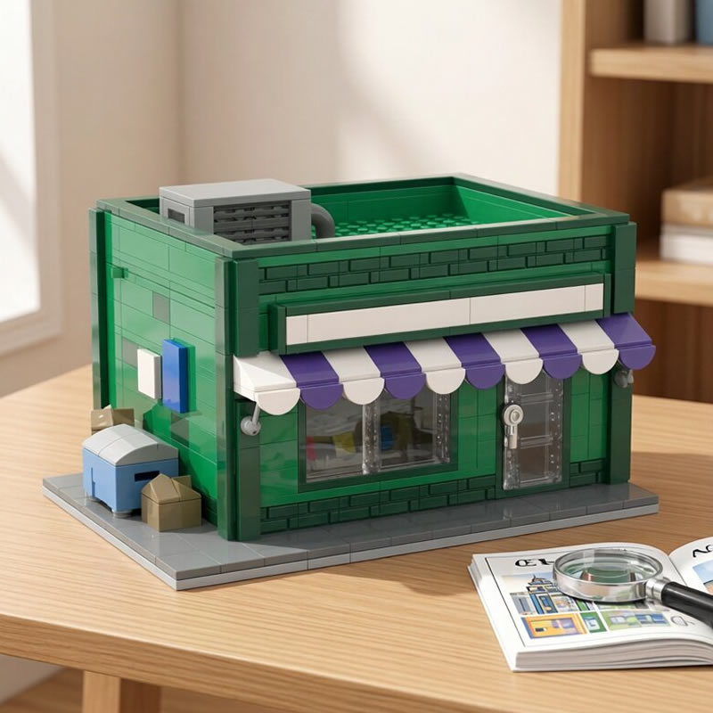 ビルディングブロック MOC モジュラーミニストリートショッ - Kids Toys Store のレビューと価格