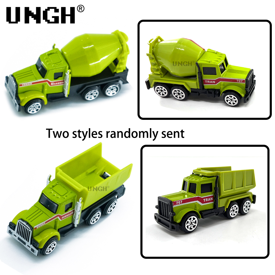 UNGH 6 個合金ダイキャストエンジニアリング車モデル黄緑 - Kids Toys Under $10 のレビューと価格