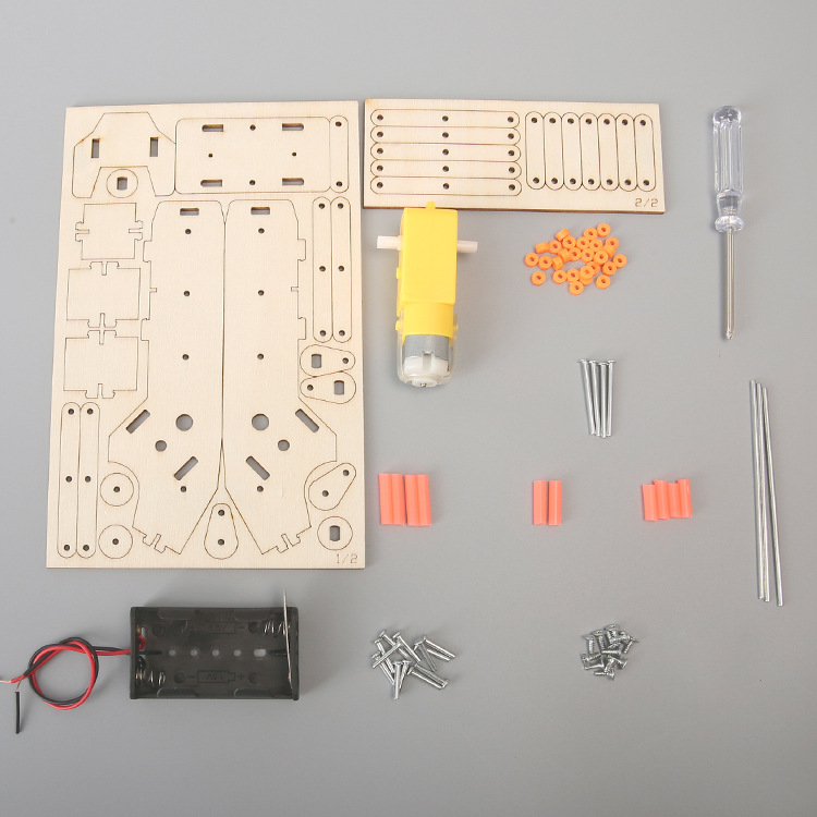 学生DIYテクノロジー小型製作クラフト手作り材料セット六脚ロ - Kids Toys Dog のレビューと価格