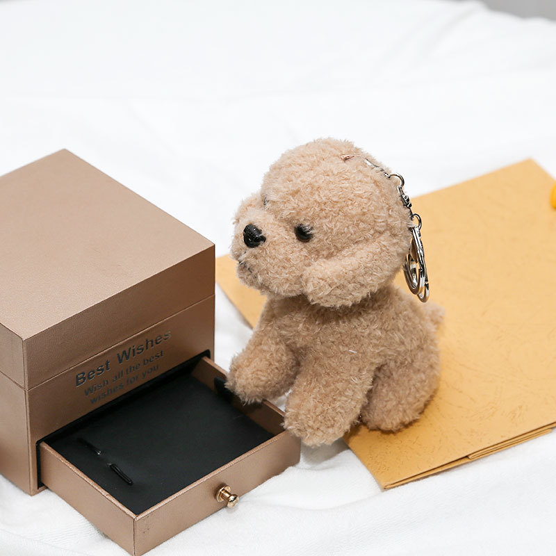新しい 12 センチメートルかわいいテディ犬ぬいぐるみキーホ - Kids Toys Dog のレビューと価格