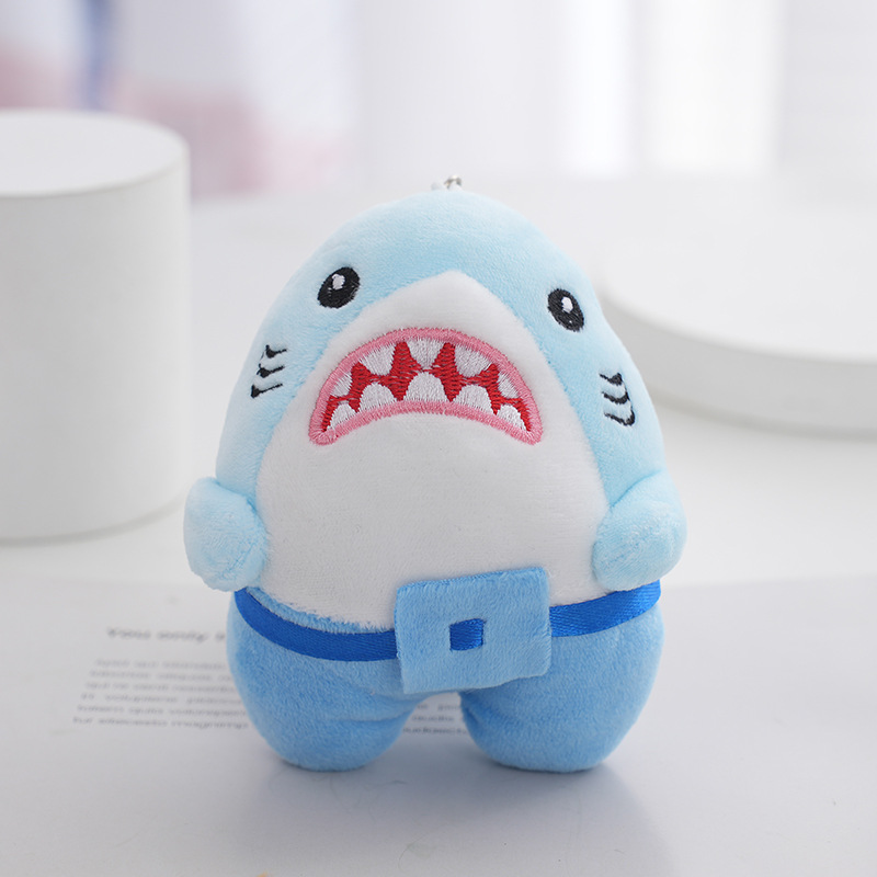 かわいいサメのぬいぐるみキーホルダーおもちゃ、動物サメ人形キ - Kids Quirky Toys のレビューと価格