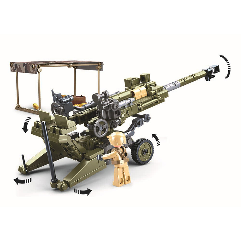 軍事 WW2 M777 超軽量野戦榴弾砲陸軍戦争武器ビルディ - Kids Toys Uk のレビューと価格